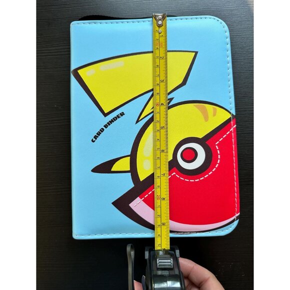 Pokemon card binder for Pokémon cards, 50 sleeves, 9.5x7" pikachu cover - Picture 6 of 10